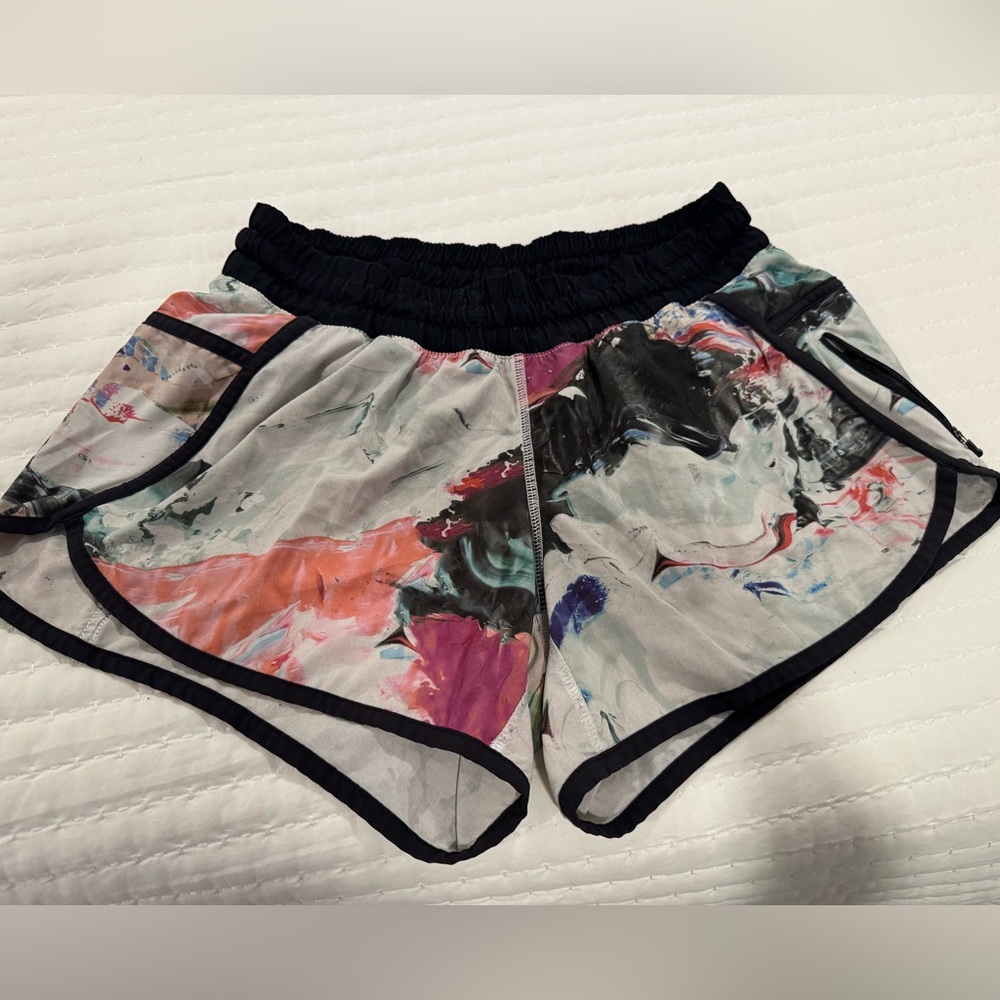 lululemon athletica Multicolor Abstract Athletic Shorts